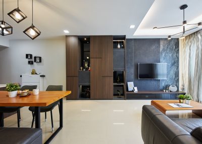 Modern Living Room Design in Singapore