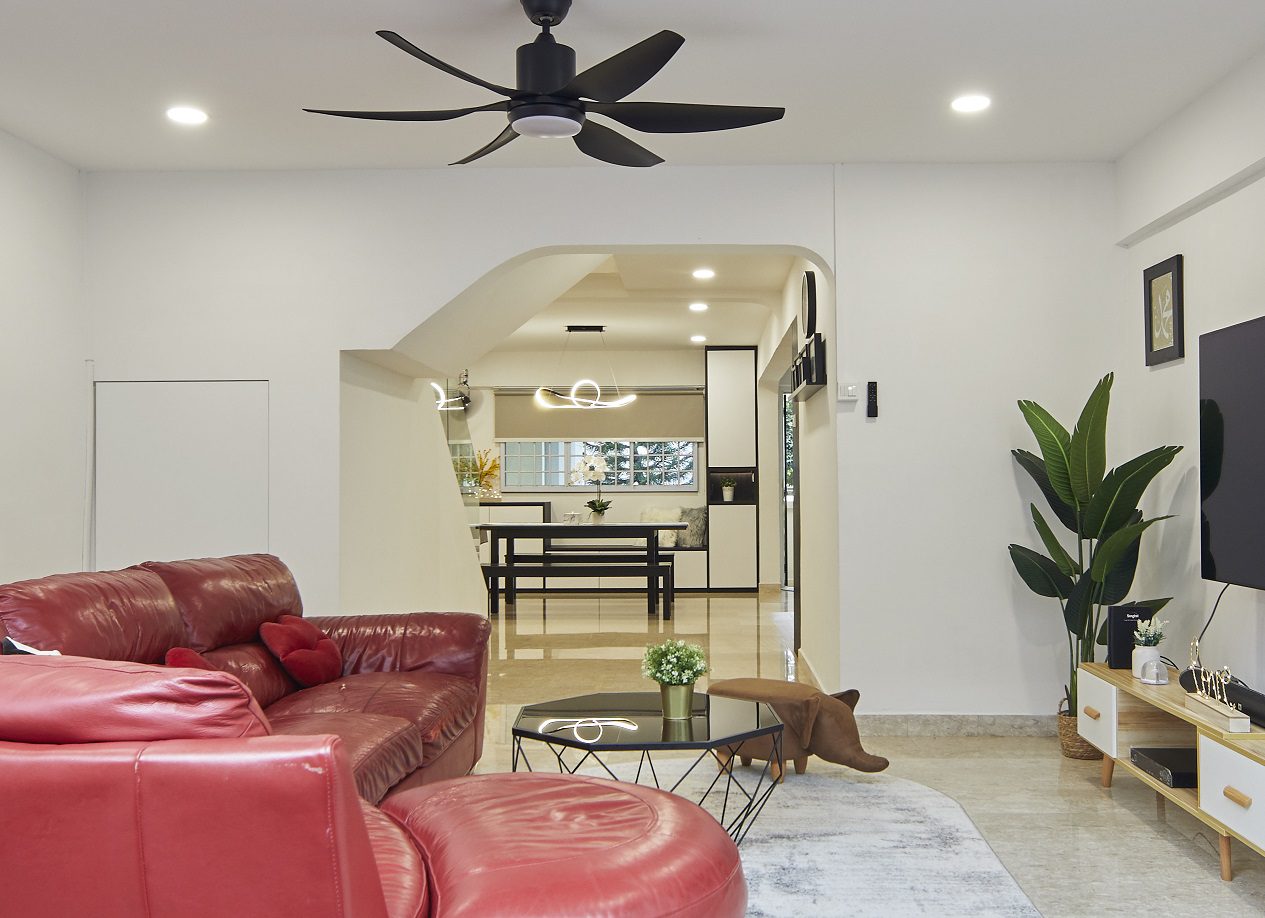 simple 3 room flat interior design ideas