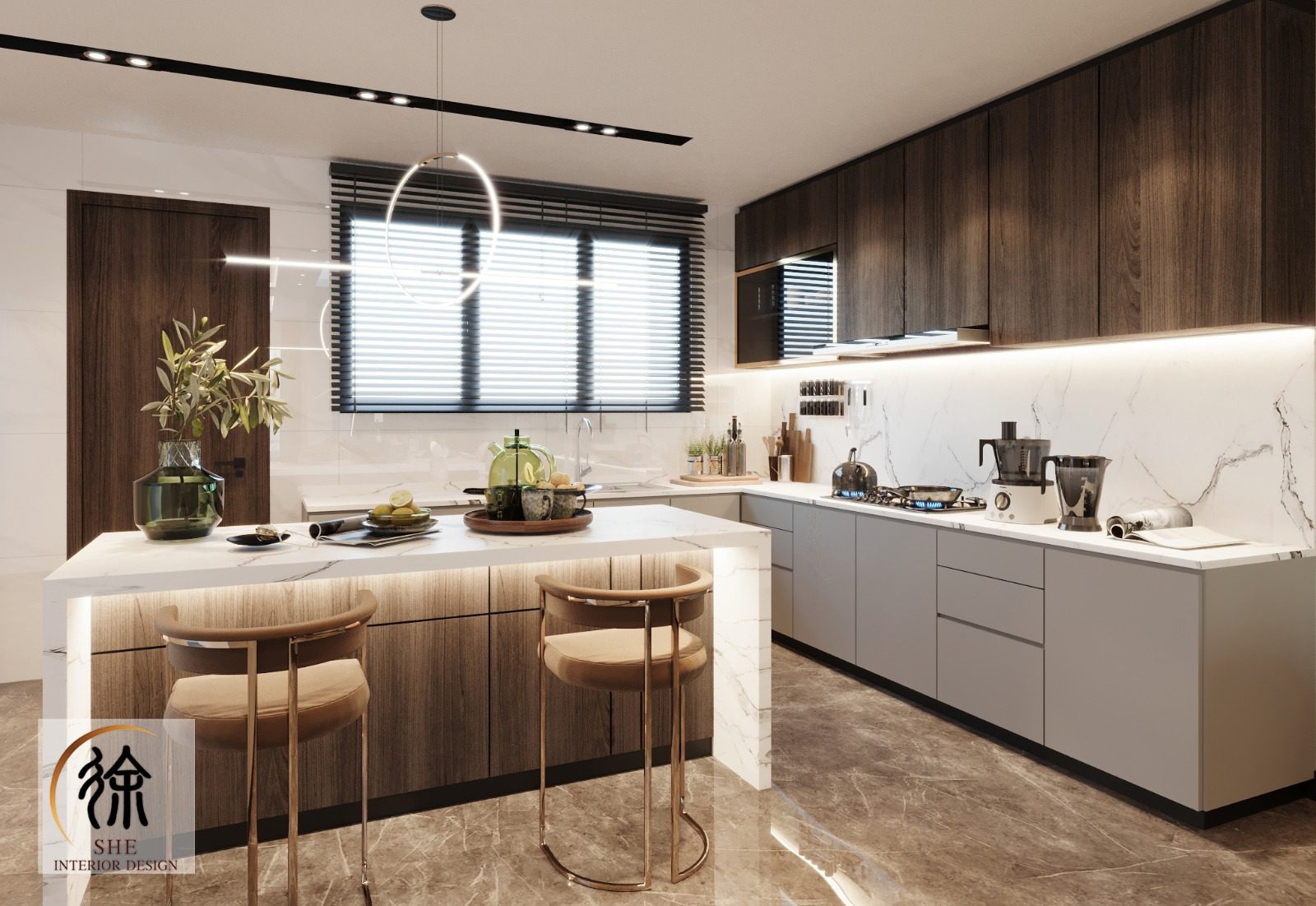 9 modern kitchen design inspiration in singapore - she interior