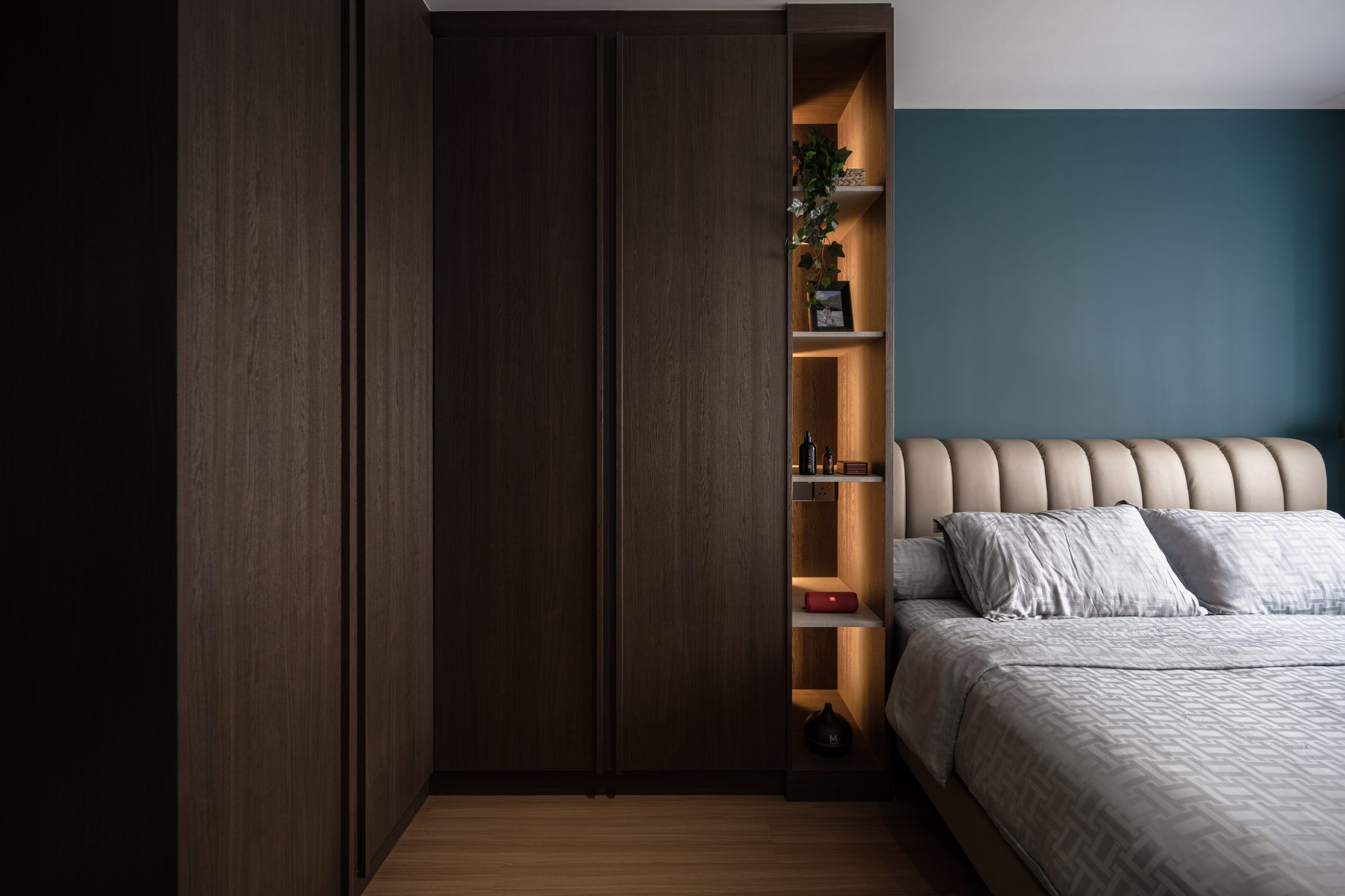 Suite space: The master closet has become a stylish, multi-tasking addition  to the bedroom suite