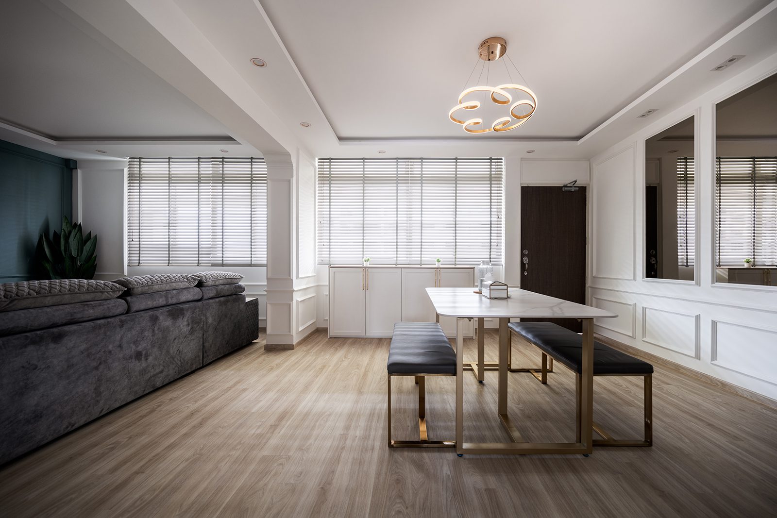 open concept hdb flat