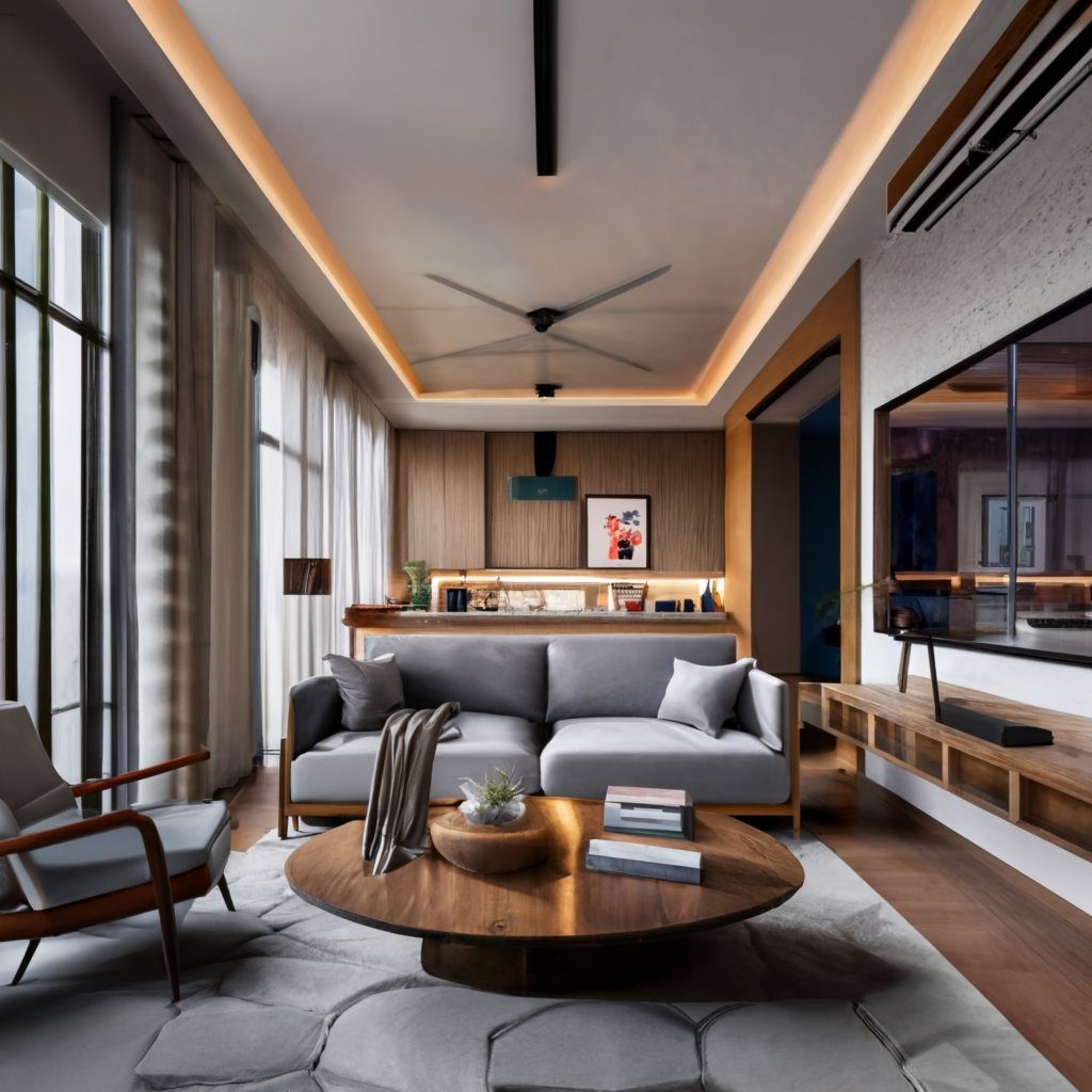 Smart Design BTO Living Room in Singapore