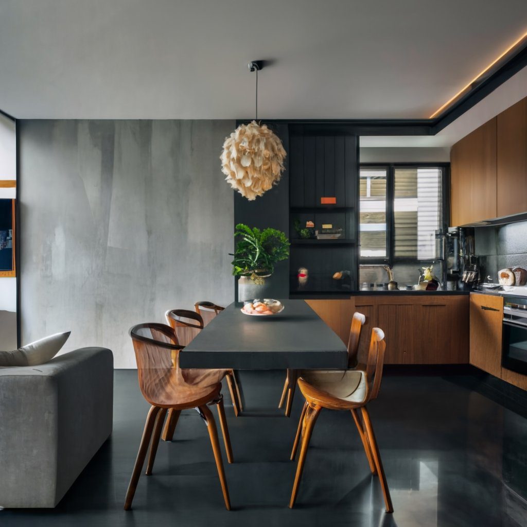 industrial minimalist design interior