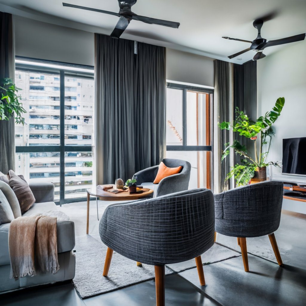minimalist design interior at HDB singapore