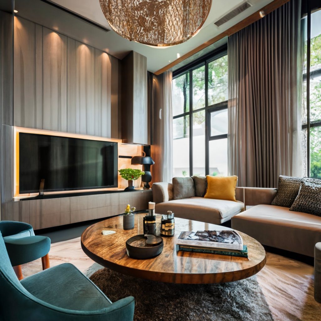 space saving Smart Design BTO Living Room in Singapore