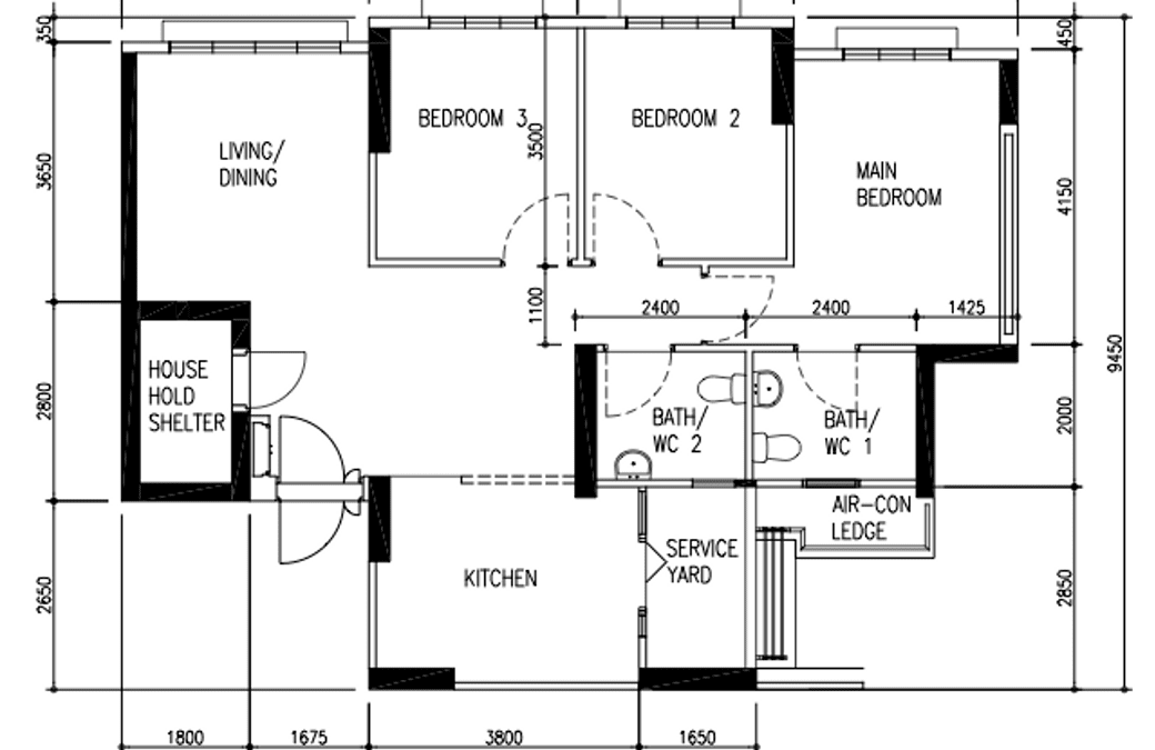 4-Room BTO Floor Plans: Example Layouts and Partition Tips