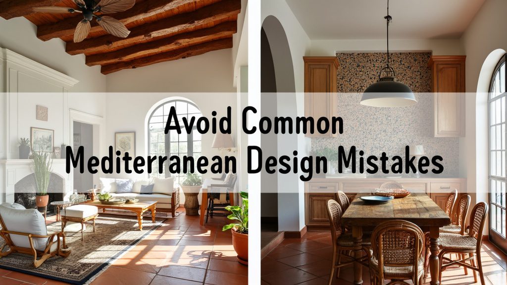 Avoid Common Mediterranean Design Mistakes: Tips for Authentic Interior Aesthetics