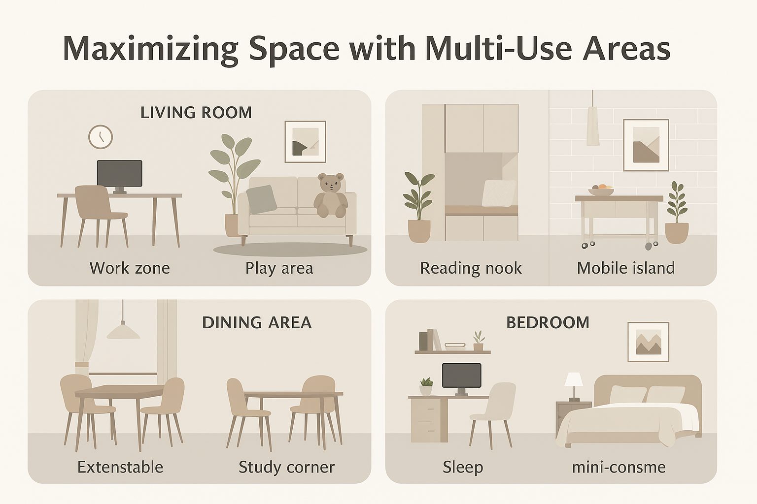 Dual-Purpose Spaces in a Singapore Home